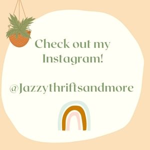 Check out Jazzythriftsandmore on Instagram!